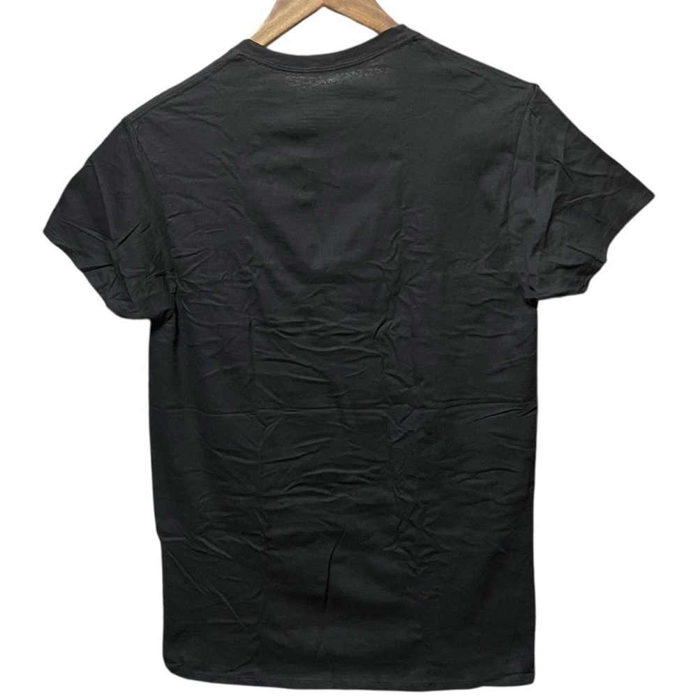 plain blank black Fruit of the Loom short sleeve crewneck casual work t-Shirt - Picture 4 of 4